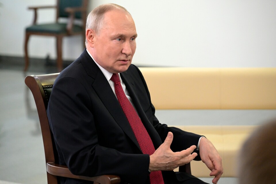 Rysslands president Vladimir Putin. Arkivbild från måndagen den 12 juni.