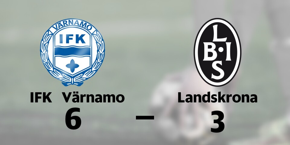 IFK Värnamo vann hemma mot Landskrona