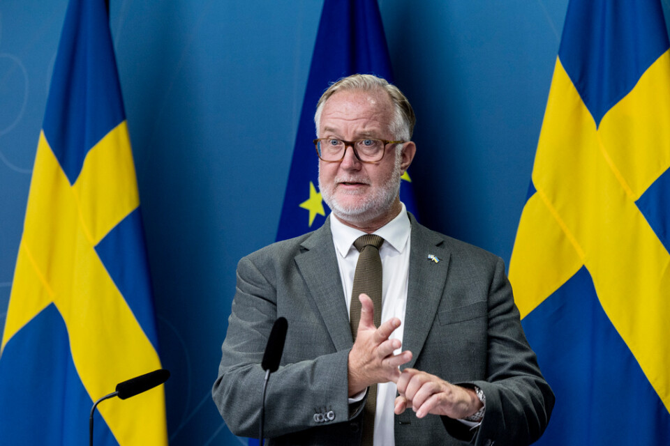 Johan Pehrson, arbetsmarknads- och integrationsminister. Arkivbild.