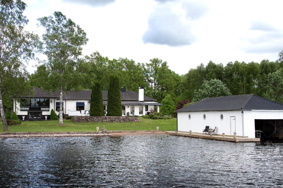 Villan i Fästeredssund var enligt uppgift en födelsedagsgåva från Algot Johansson till hustrun Hildur. Foto: Lars-Åke Green