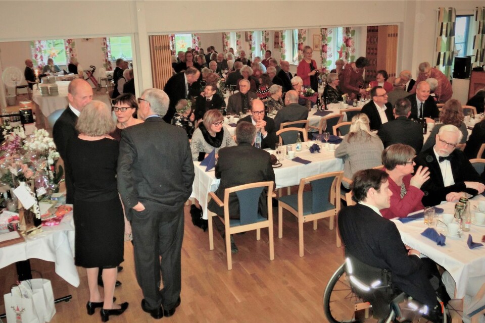 Cirka 140 gäster kom till Herta Erlandssons kalas.