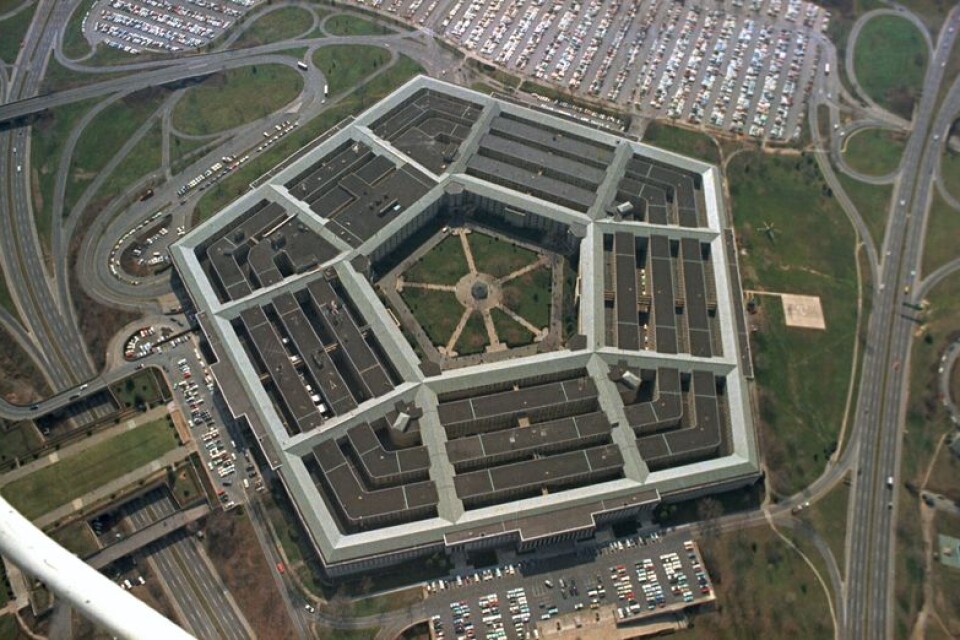 Arkivbild över Pentagon.