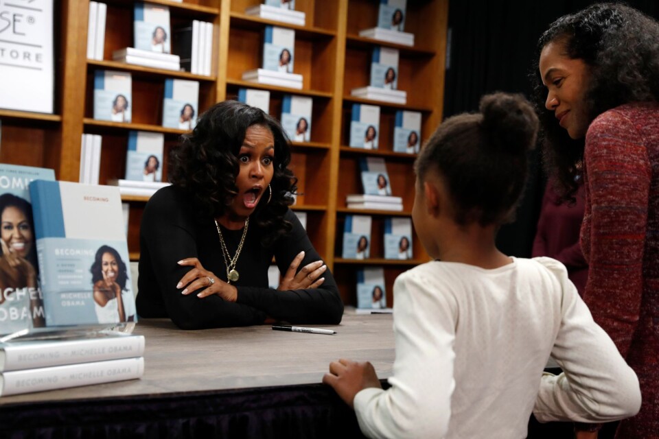 Michelle Obama är en av dem som har gett våra läsare starka läsupplevelser under året.