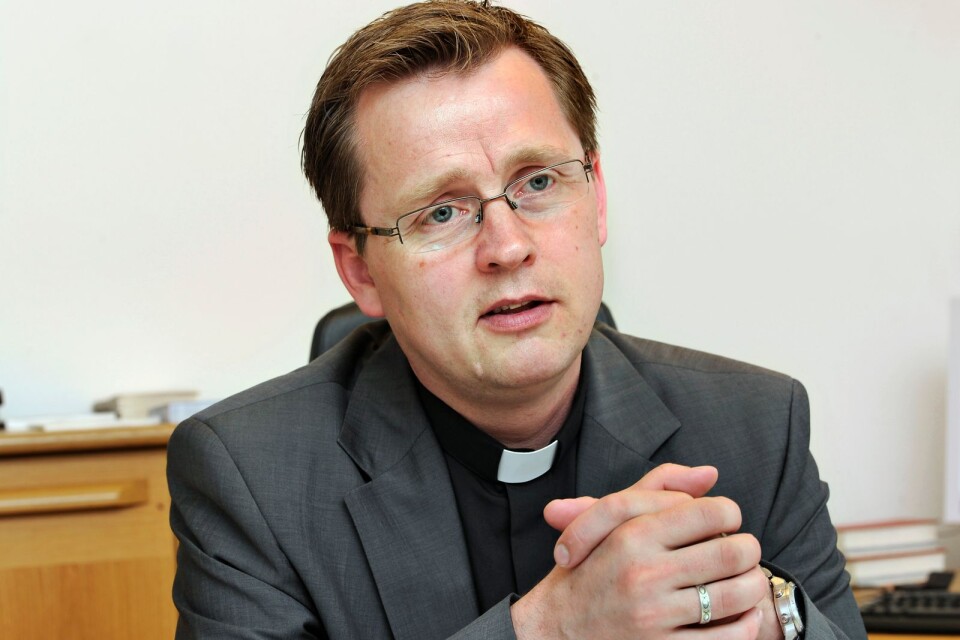 Anders Byström, kyrkoherde i Döderhults församling, tror att kyrkan fyller en viktig funktion i tider av oro.