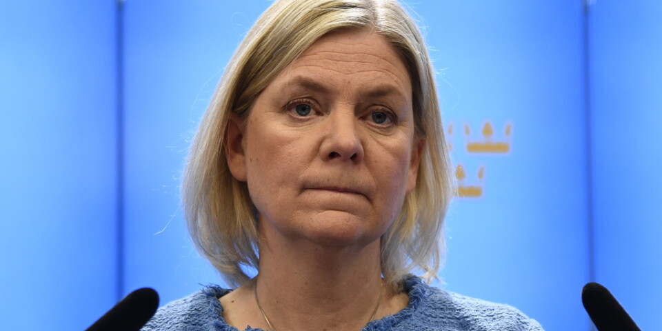 Socialdemokraternas partiledare Magdalena Andersson (S)