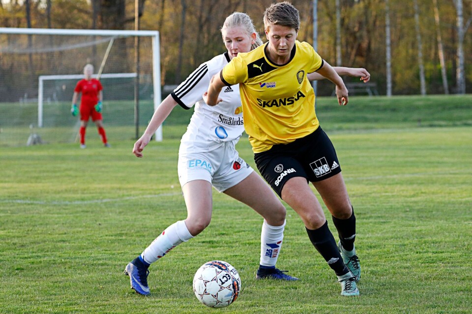 Maria Peterssons Rödsle BK får tuffast möjliga motstånd i Smålandscupen.