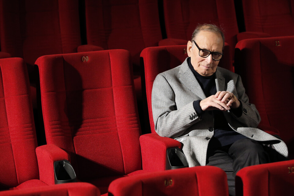 Den italienske filmkompositören och dirigenten Ennio Morricone är död. Han blev 91 år gammal. Arkivbild.