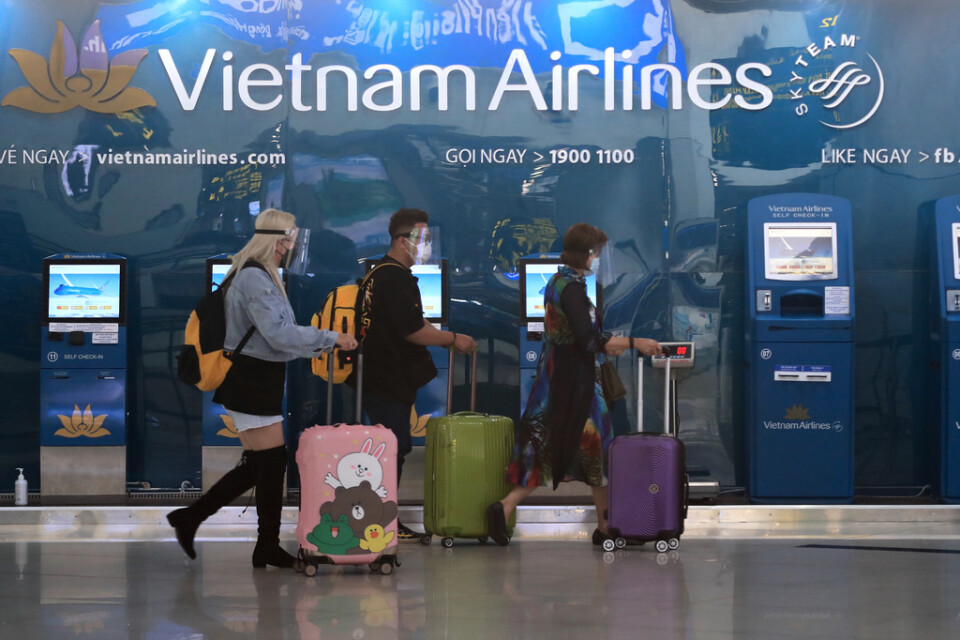 Vietnam vill bygga ut sin flygtrafik, bland annat med en helt ny flygplats utanför Ho Chi Minh-staden. Bilden är från Noi Bai-flygplatsen i Hanoi. Arkivbild.
