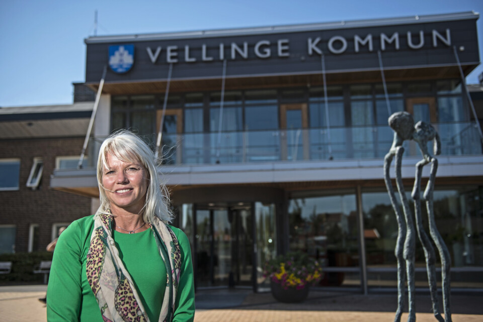 Kommunstyrelsens ordförande Carina Wutzler (M) i Vellinge är kritiskt mot M-styrda Staffanstorps vägran att ta emot kvotflyktingar. Arkivbild.