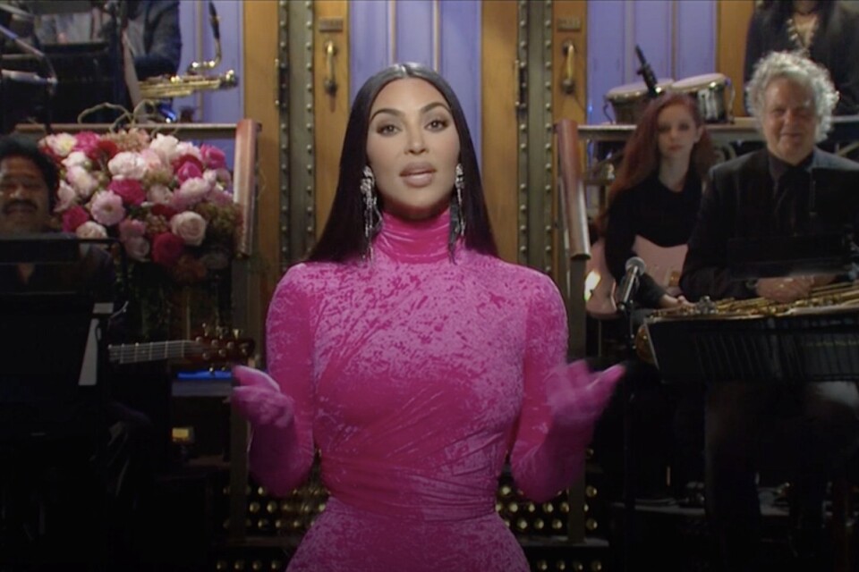 Kim Kardashian var lördagens värdinna för humorprogrammet Saturday night live.