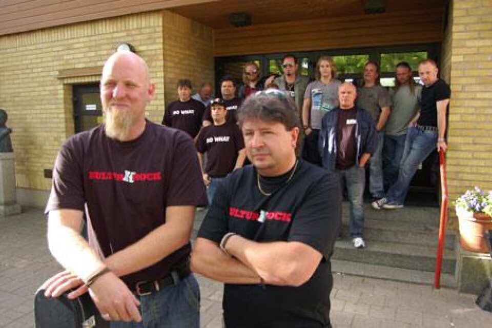 Peter Löfqvist och Peter Kronström planerar en ljudlig Kulturkrock i höst, backade av Trelleborgs rockelit.