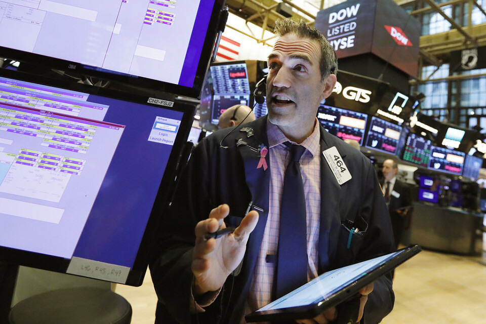 USA-börserna steg på tisdagen efter flera positiva delårsrapporter. Arkivbild.