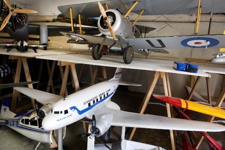 Otaliga är modellplanen han flugit, men han avslutade sin karriär i luften tillsammans med Boeing.