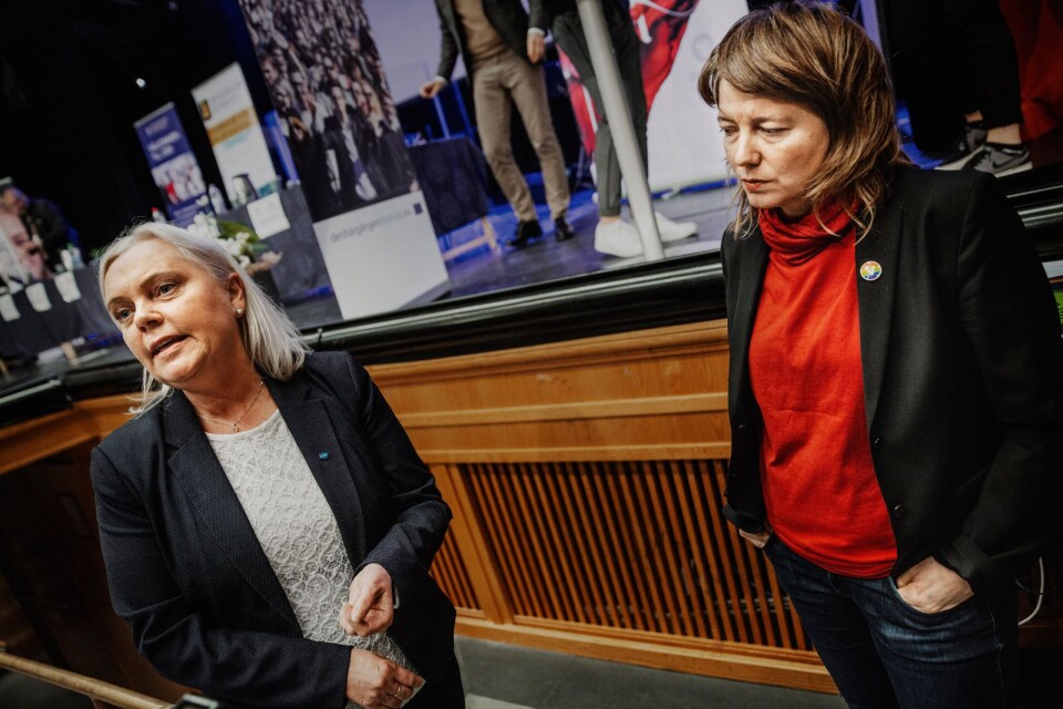 Kristina Winberg (SD) och Malin Björk (V) representerar båda partier som ser ut att gå framåt vid vårens val till EU-parlamentet.