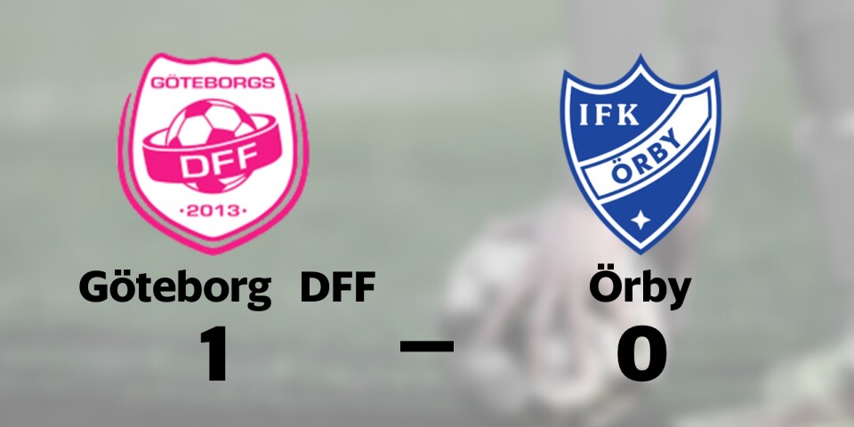 Örby föll borta mot Göteborg DFF