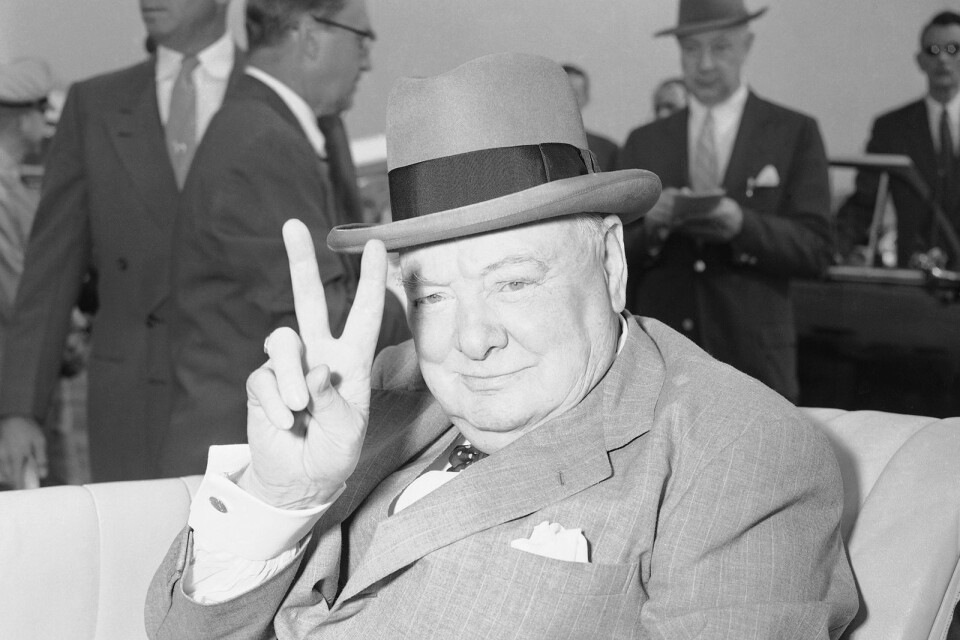 Winston Churchill (1874-1965) var Storbritanniens premiärminister under åren 1940–1945 och 1951–1955.