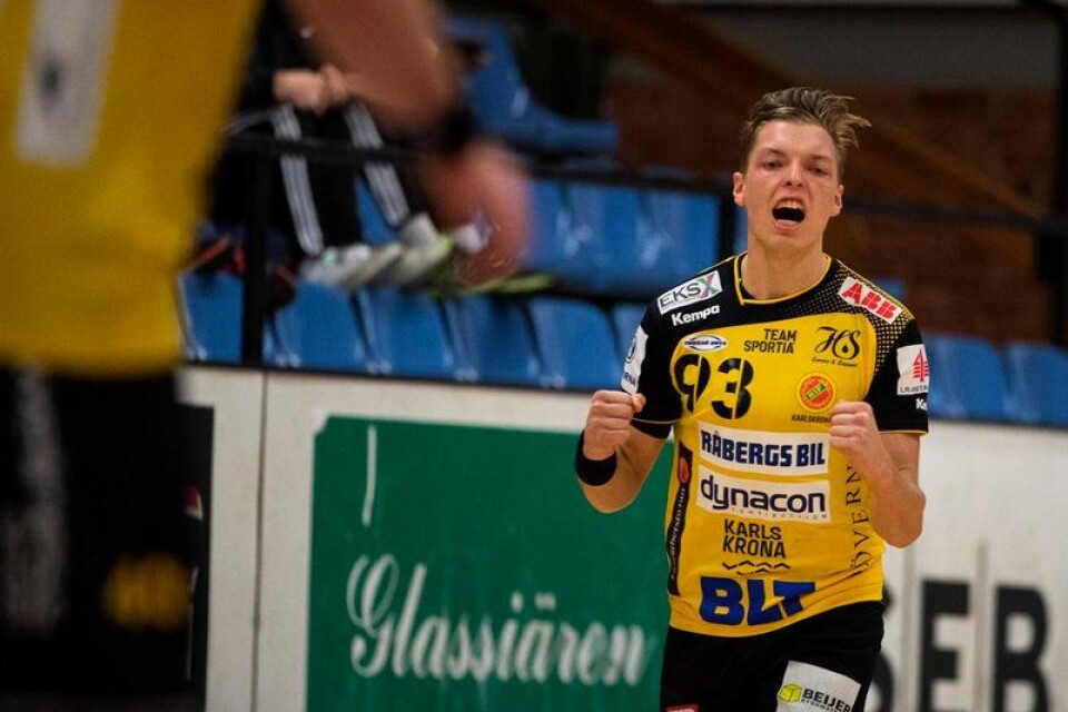Lukas Olsson, här i Karlskronas tröja, lämnar IFK Ystad.