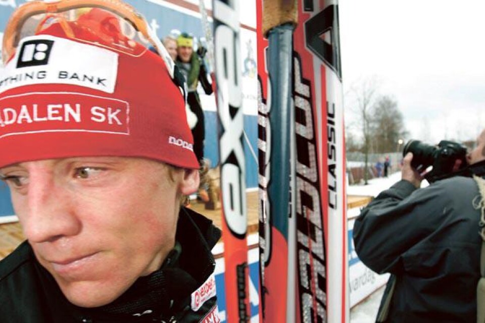 Oskar Svärd var besviken med sin fjärdeplats i Vasaloppet.