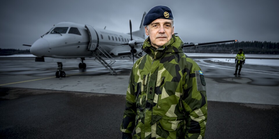 Nya flygvapenchefen på besök i Blekinge: ”Upplever oss som starka och redo att ta emot det som kommer”