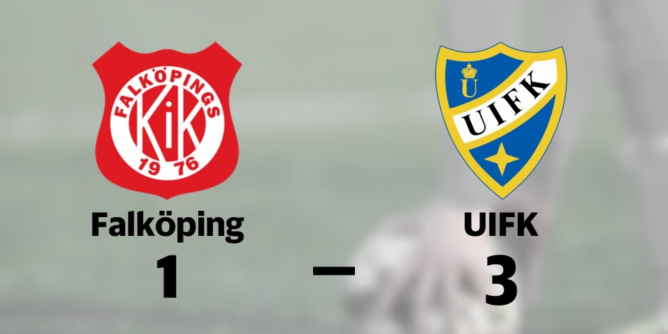 UIFK vann borta mot Falköping