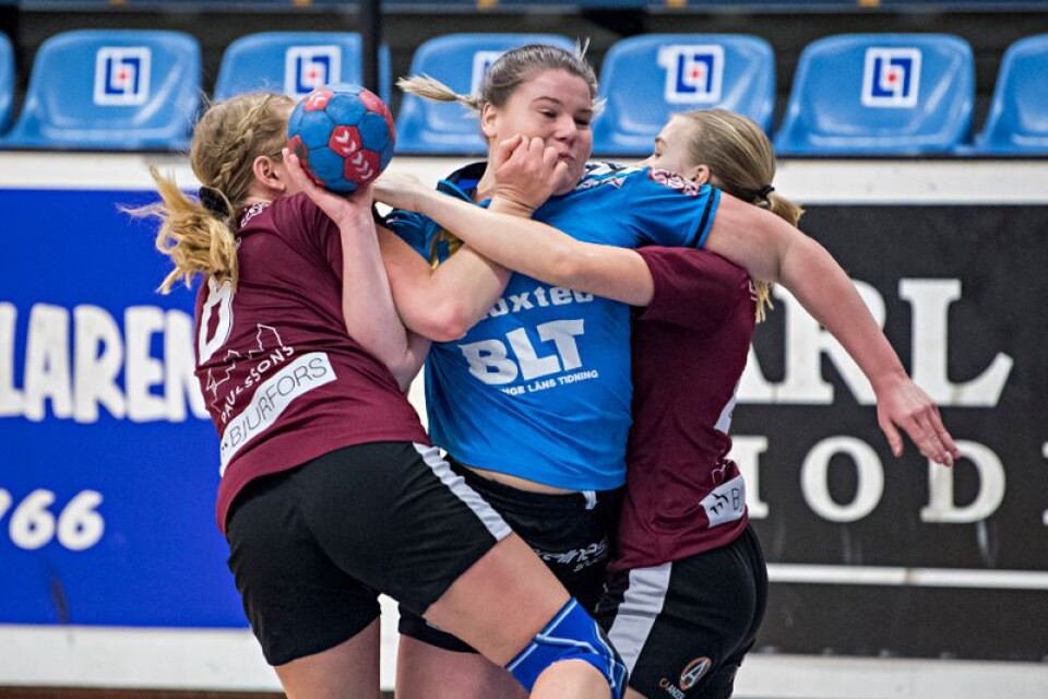 Hilde Andersson gjorde åter flest mål för Karlskrona Handboll. Av sju fullträffar kom sex från strafflinjen.