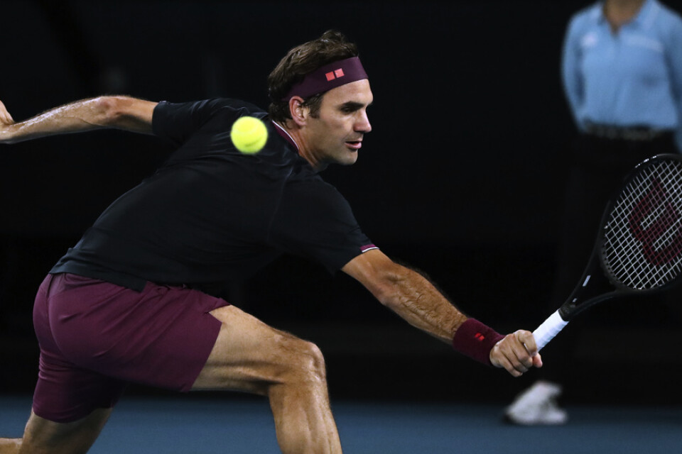 Roger Federer är klar för tredje omgången i Melbourne.
