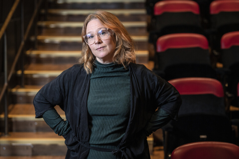 Teaterchefen Frida Röhl är stolt över Folkteaterns spelår. Arkivbild.