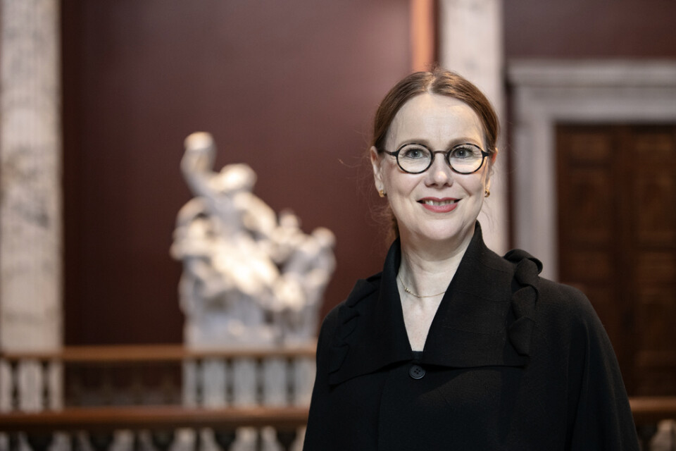Överintendent Susanna Pettersson ska sluta på Nationalmuseum. Arkivbild.
