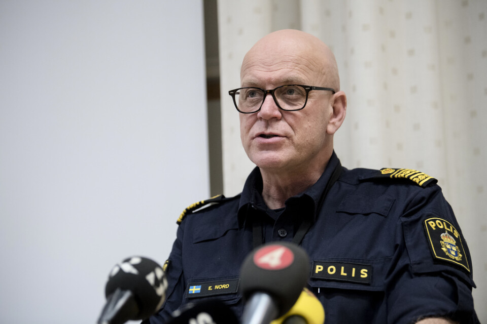 Erik Nord, chef i polisområde Storgöteborg. Arkivbild.