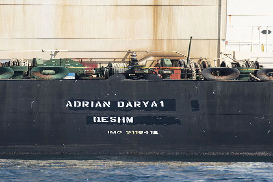 Adrian Darya är på väg mot Turkiet, enligt en sjödatatjänst på nätet. Arkivbild.