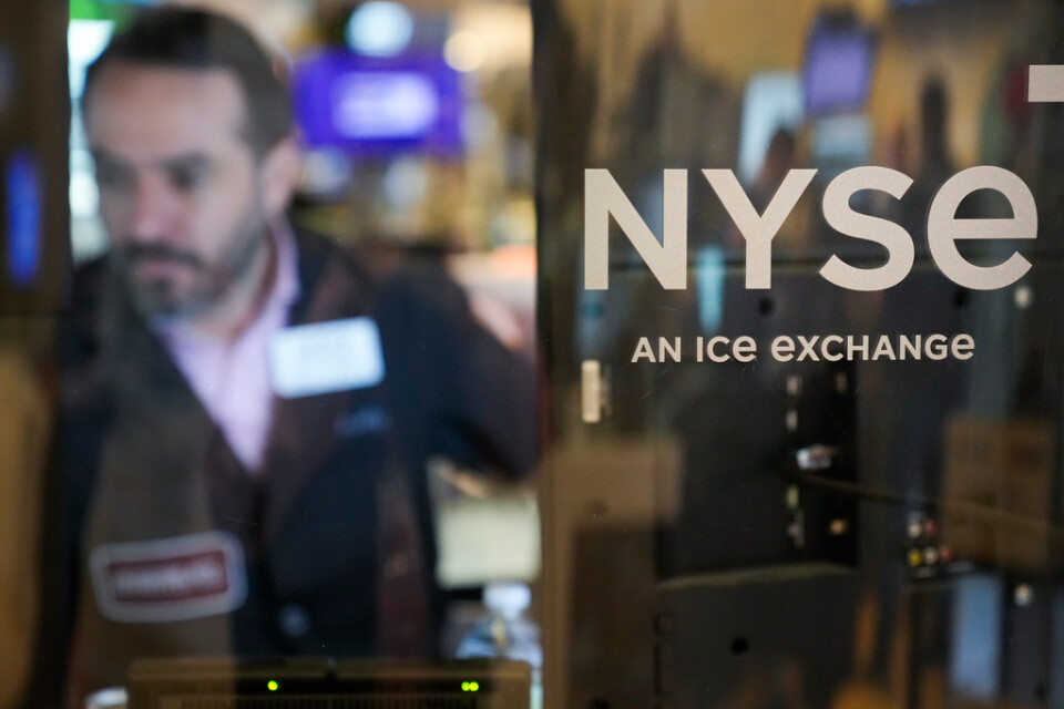 Börserna på Wall Street gick åt olika håll på måndagen. Arkivbild