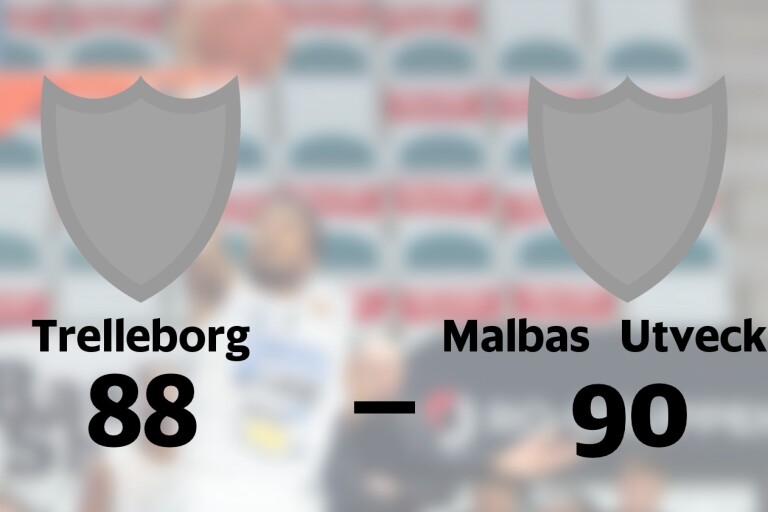 Trelleborg föll i jämn match hemma mot Malbas Utveckling