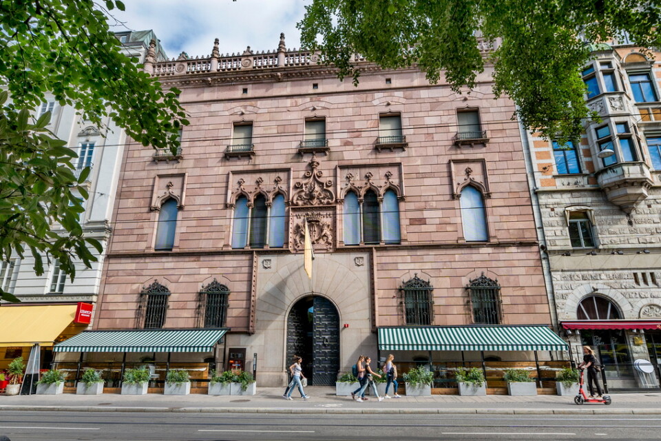 Hallwylska museet ligger på Hamngatan i centrala Stockholm. Arkivbild.