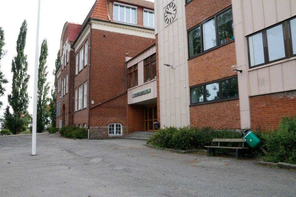Misshandeln av en elev vid Stenbocksskolan  i onsdags filmades.