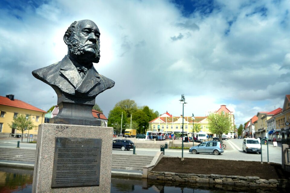 Charles Hill grundade en bomullsfabrik i Alingsås 1800-talet.