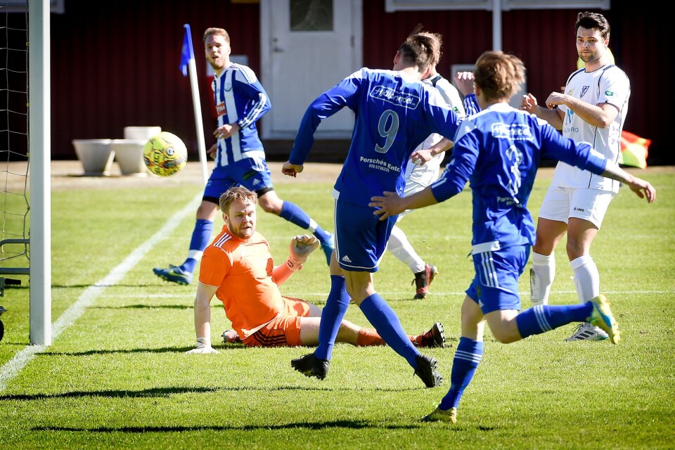 Tosteberga/Nymölla IF körde över nykomlingen Yngsjö IF med 5–0 och tog sin tredje raka seger,