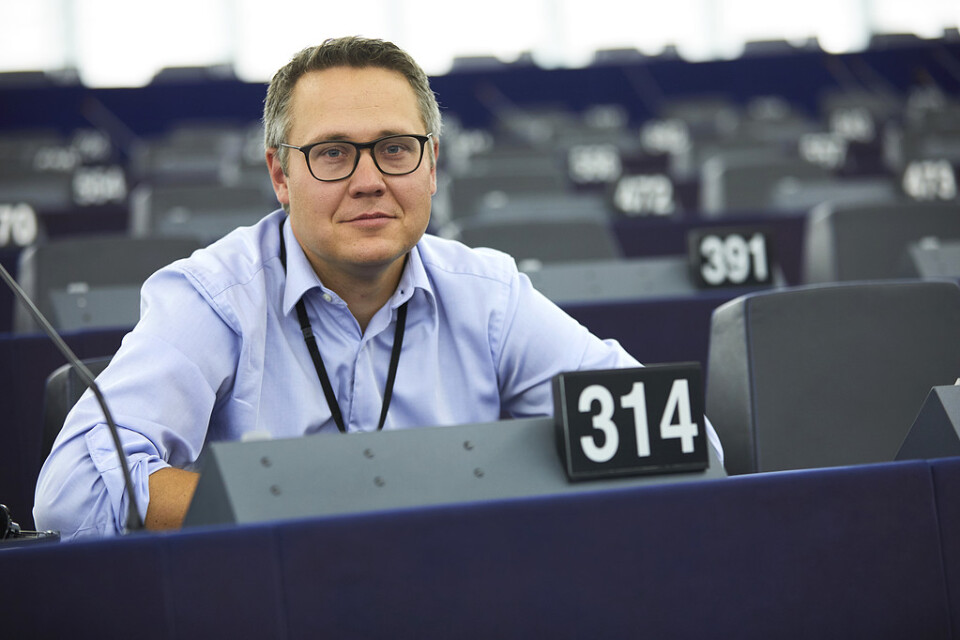 Johan Danielsson (S) är förste viceordförande i EU-parlamentets transportutskott. Arkivfoto.