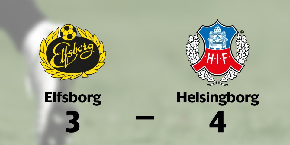 Ledning i halvtid - då tappade Elfsborg och förlorade