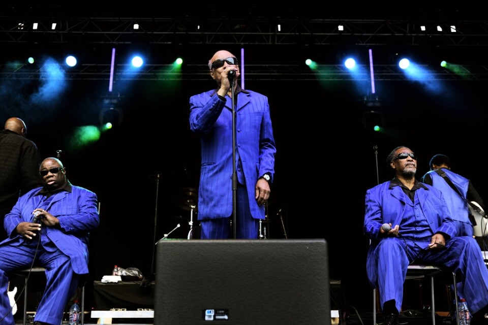 Blind Boys of Alabama på Stockholms jazzfestival 2009. Arkivbild.