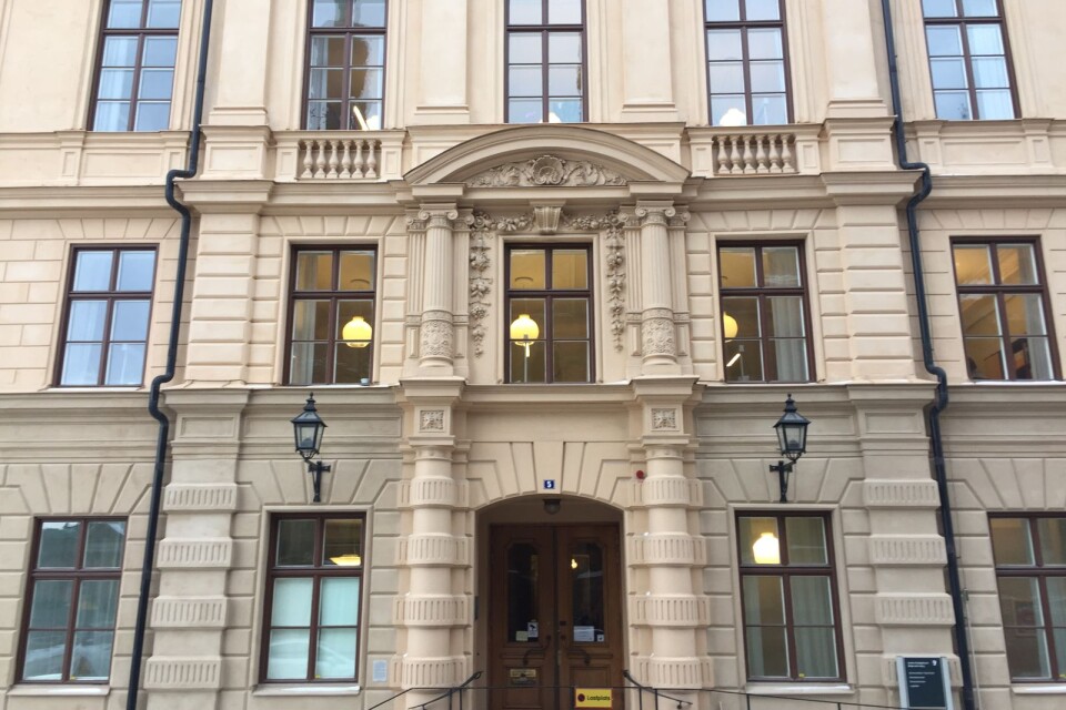 Lagrådet i Stockholm. Beskrivs som en juridisk Skvader.