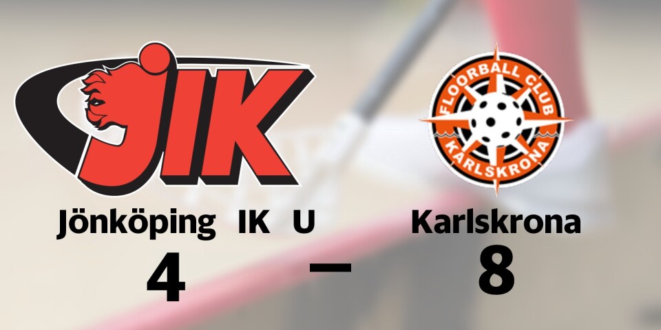 Jönköping IK Utveckling förlorade mot FBC Karlskrona
