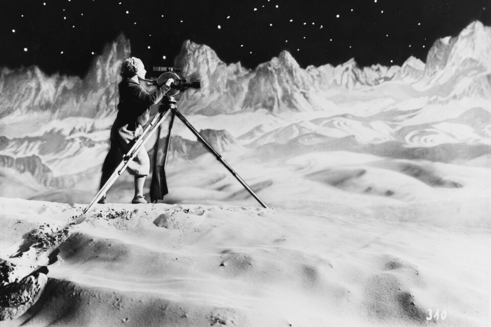 En scen ur Fritz Langs film ”Frau im Mond”, från 1929.