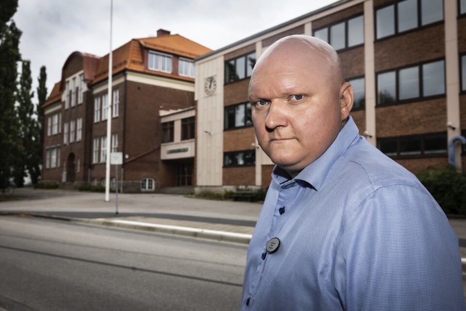 Daniel Rundgren, rektor på Stenbocksskolan.