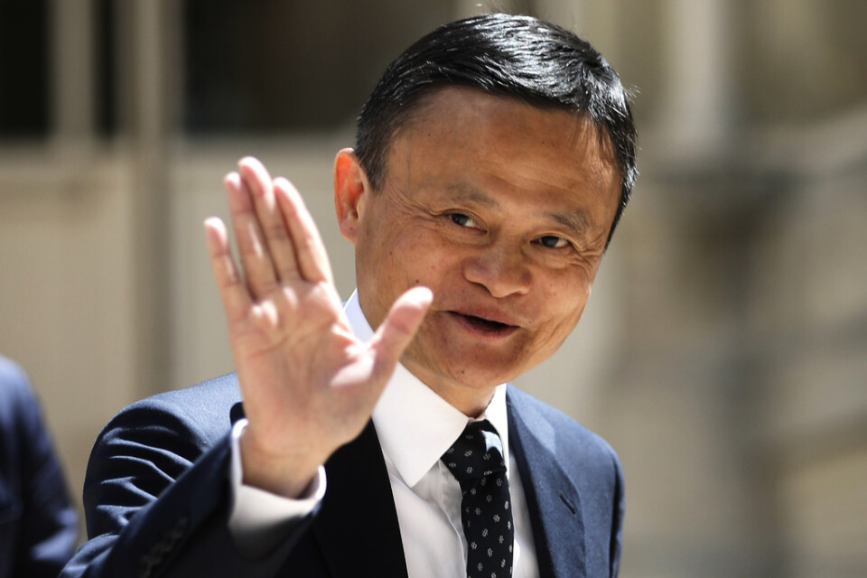 Jack Ma har på ett år sålt Alibaba-aktier till ett värde av motsvarande 75 miljarder kronor. Arkivbild.