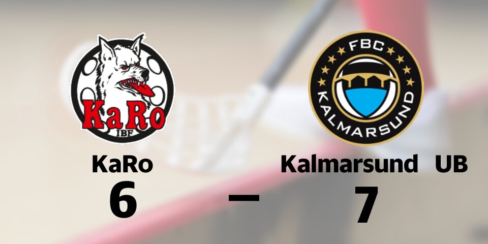 KaRo IBF förlorade mot FBC Kalmarsund Ungdom B