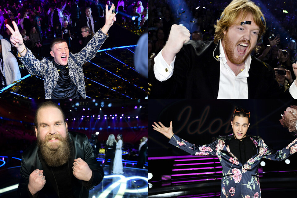 De senaste fyra åren har fyra killar vunnit "Idol" – Sebastian Walldén, Martin Almgren, Chris Kläfford och Liam Cacatian Thomassen.