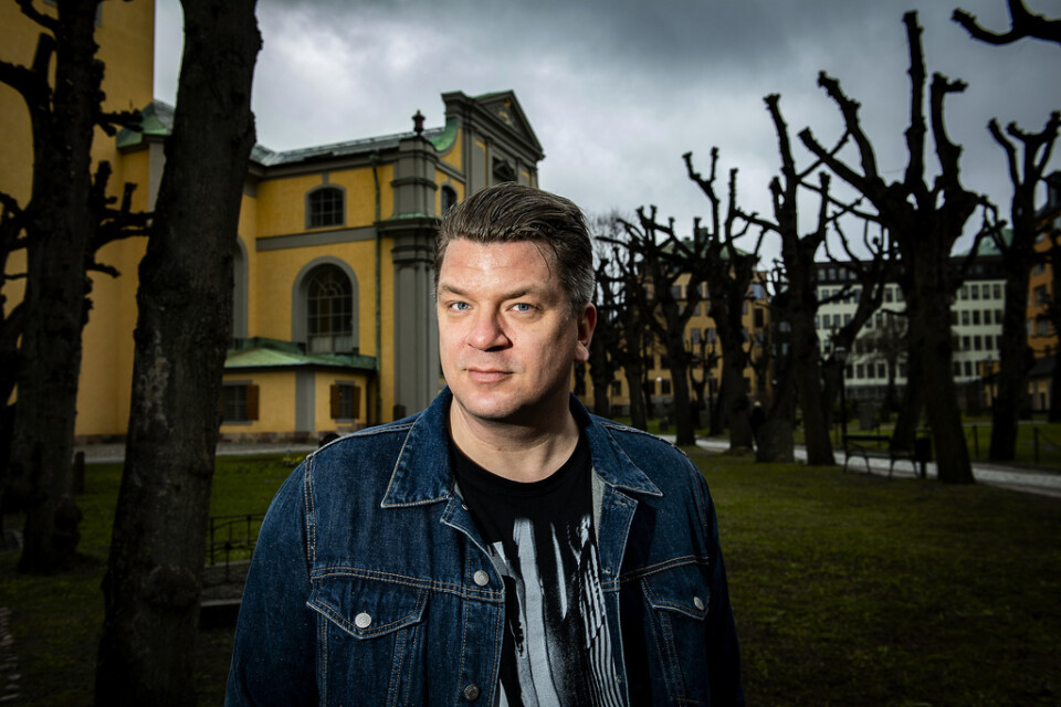 Mats Strandberg har själv producerat filmen efter hans roman "Konferensen". Arkivbild.