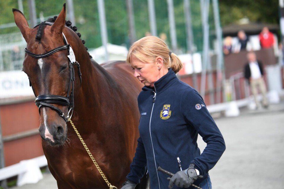 GÖTEBORG 2017-08-20Svenska Rose Mathisen med hästen Zuidenwind.