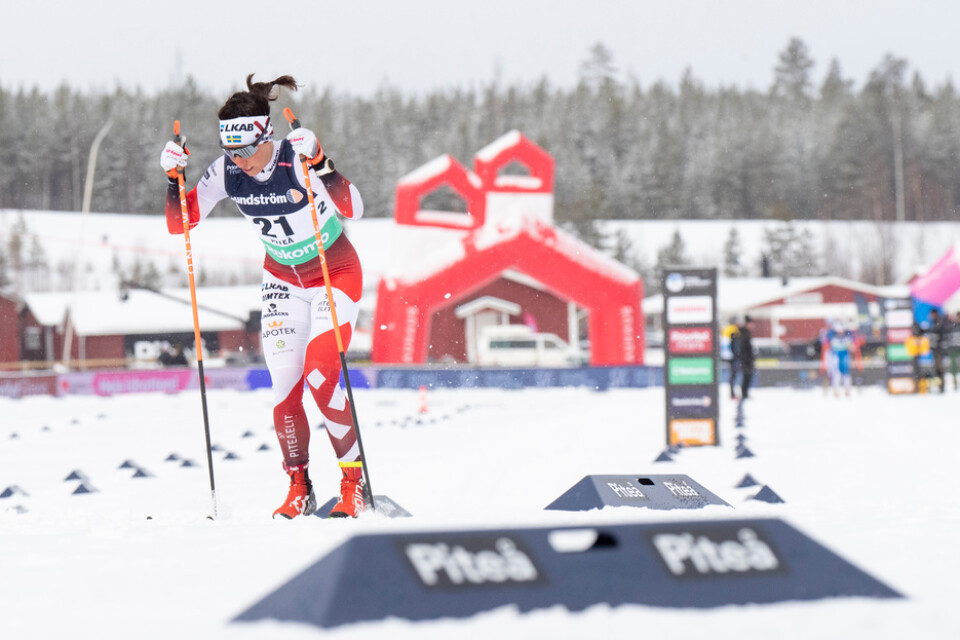Kalla avslutade sin karriär som skidåkare i mars 2022. 30 km under skid-SM i Piteå, där Kalla vann ett brons, blev hennes sista lopp. Arkivbild.