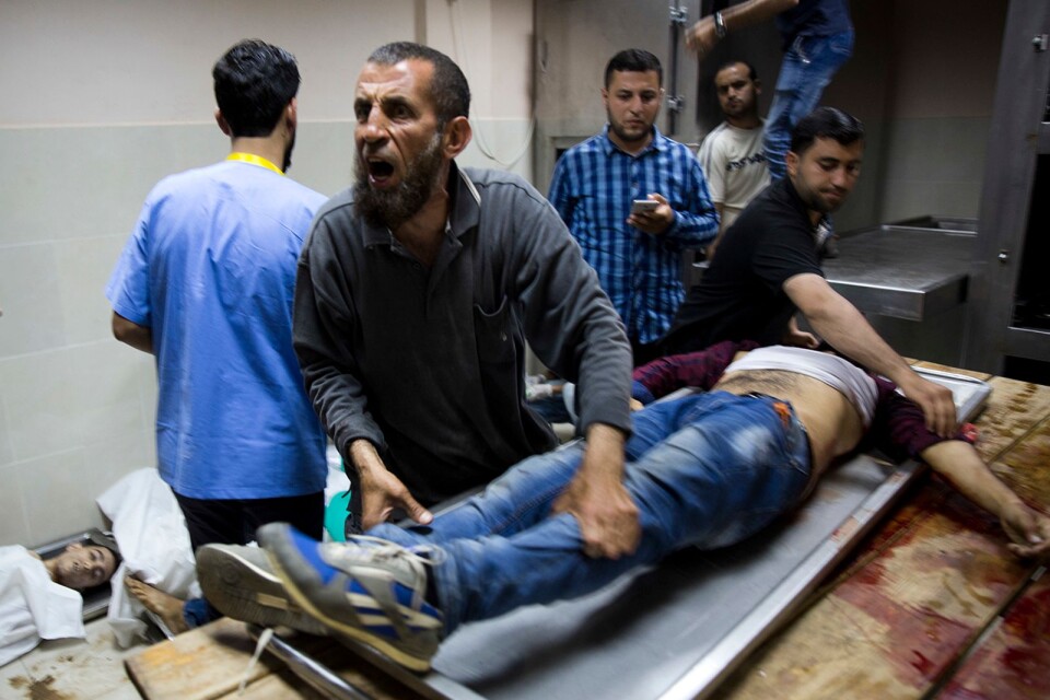 En av alla döda som på måndagen fördes till ett bårhus i Gaza efter den dödligaste dagen i området sedan 2014.